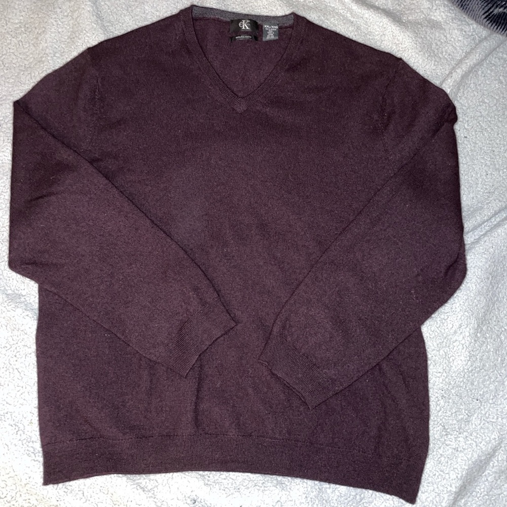 Calvin Klein wool V-neck sweater